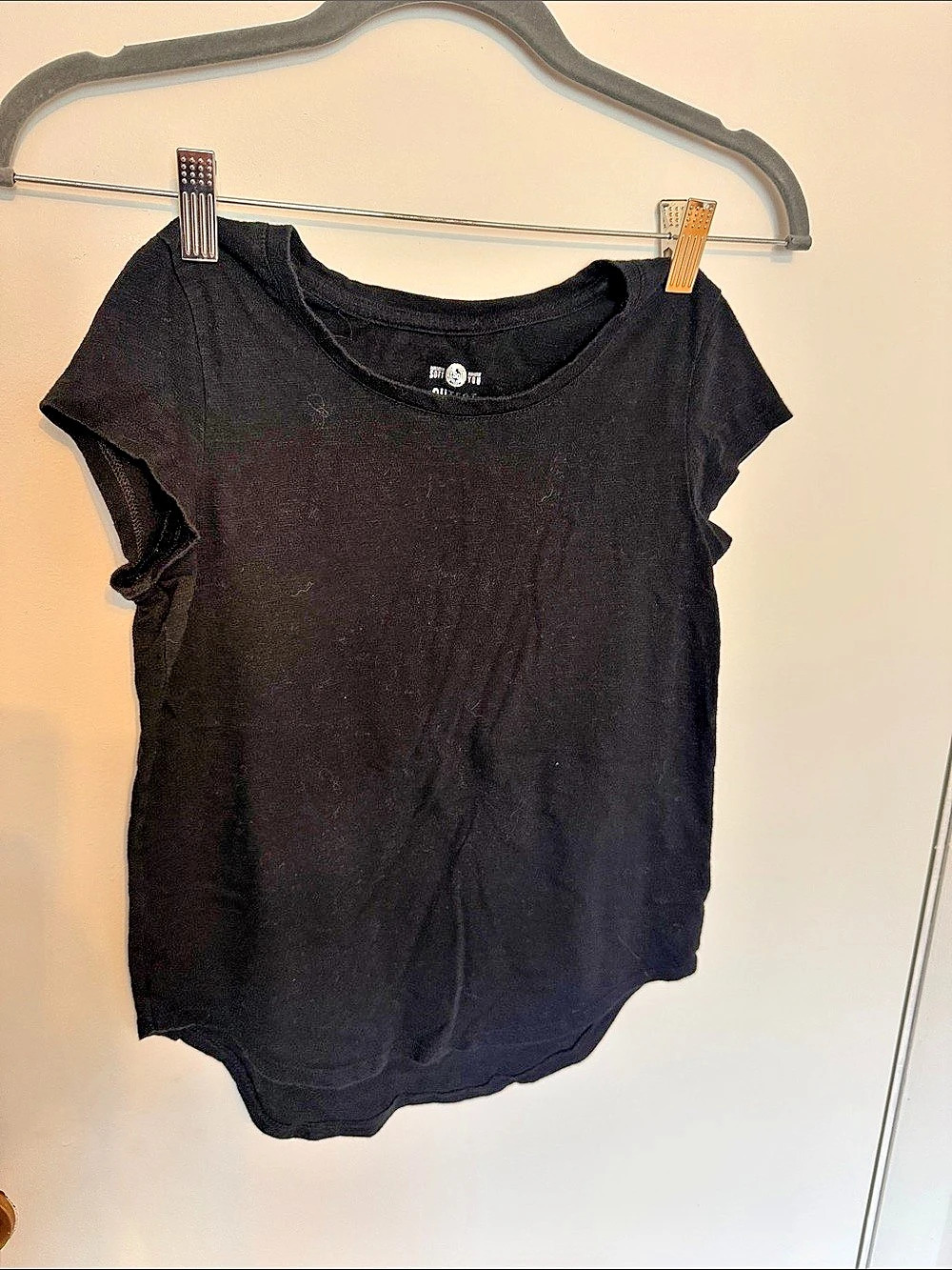 SO Short Sleeve Cutest Tee in Black Size 10